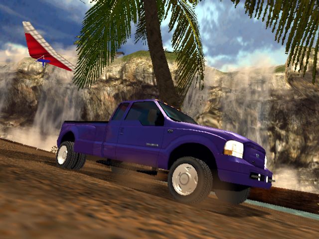 Ford Racing 2 Screenshot (Ford Racing Evolution Preview Code EPK): Offroad Water (PC)