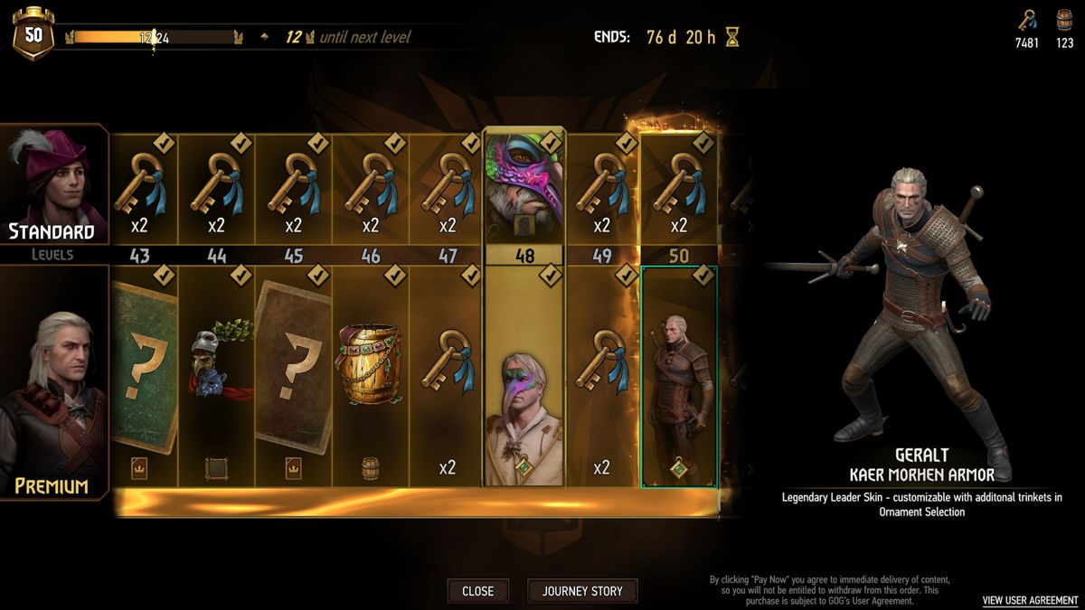 GWENT: The Witcher Card Game no Steam