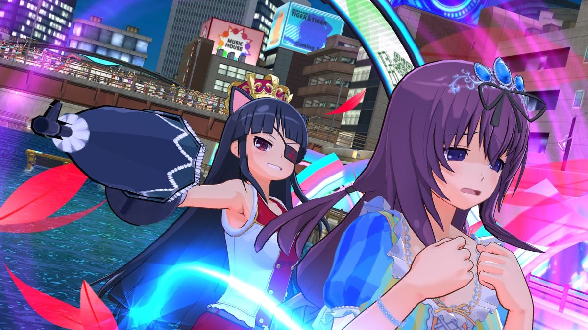 Playable Characters: Murasaki and Mirai from SENRAN KAGURA