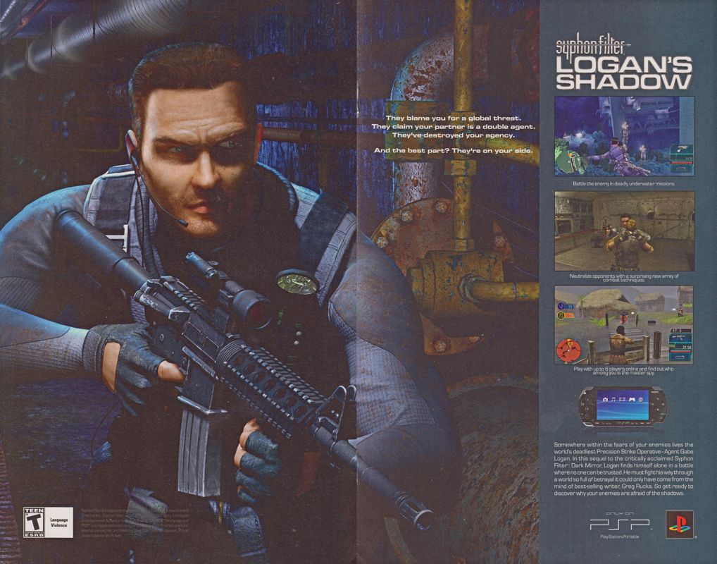 Syphon Filter Logan's Shadow PSP