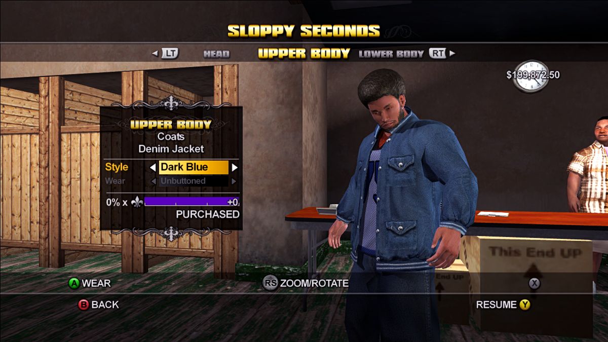 Saints Row Screenshot (Saints Row Assets Disk): Clothing Customization series