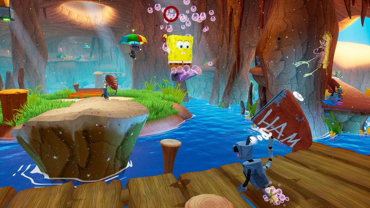 SpongeBob SquarePants: Battle for Bikini Bottom - Rehydrated Screenshot (Nintendo.co.jp)