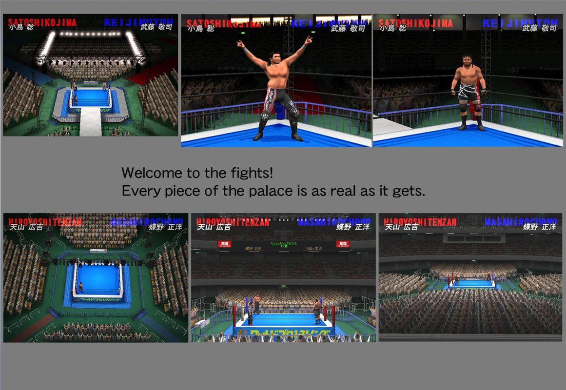 All Star Pro-Wrestling Screenshot (Square Millennium Foreign Media Kit)