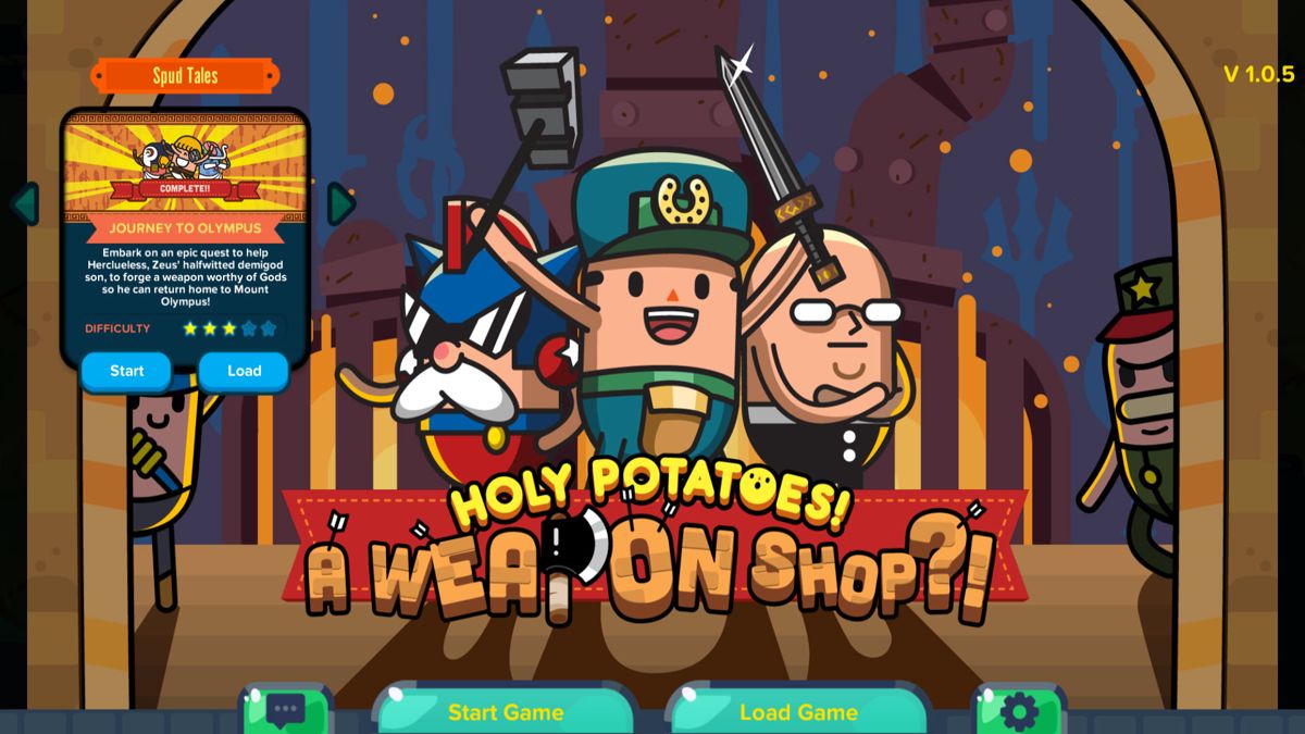 Holy Potatoes!: A Weapon Shop?! - Spud Tales: Journey to Olympus Screenshot (Steam)