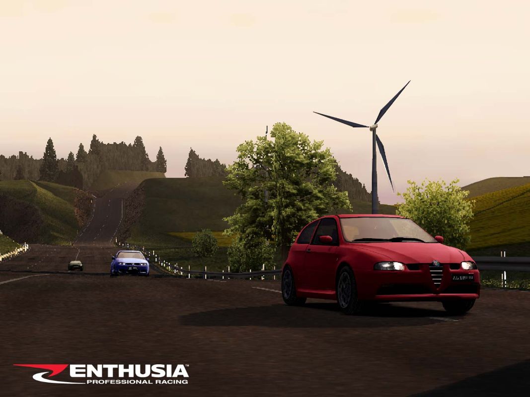 Enthusia: Professional Racing Screenshot (Konami Tokyo Game Show 2004): Alfa Romeo 147, VW Golf, Audi TT