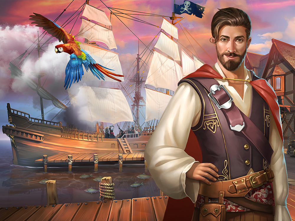 Pirate's Treasure! Screenshot (Developer's game page June 2020)