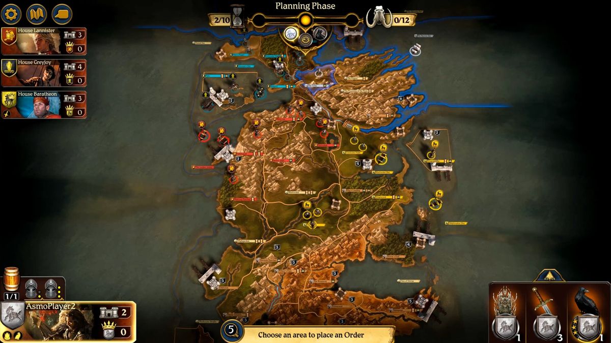 A Game of Thrones: The Board Game - Digital Edition Screenshot (Steam)