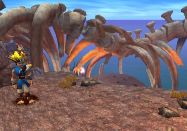 Jak and Daxter: The Precursor Legacy Screenshot (PlayStation 2 Monthly Artwork Disc 2 (September 2001)): Misty Island