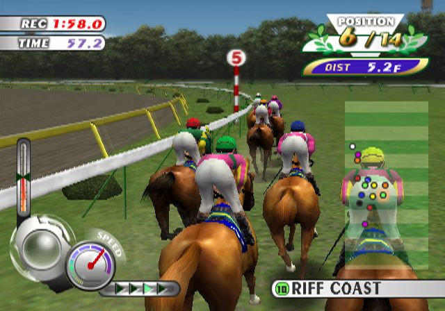 Gallop Racer 2001 Screenshot (Tecmo 2001 E3 Press kit): Race