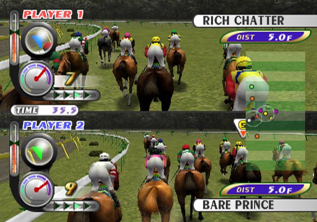 Gallop Racer 2001 Screenshot (Tecmo 2001 E3 Press kit): Vs