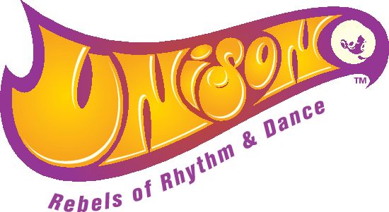 Unison: Rebels of Rhythm & Dance Logo (Tecmo 2001 E3 Press kit)