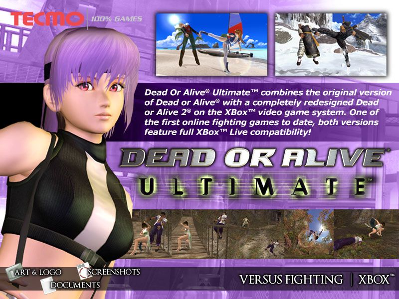 Dead or Alive: Ultimate Other (Tecmo 2004 Product Lineup Electronic Press Kit)