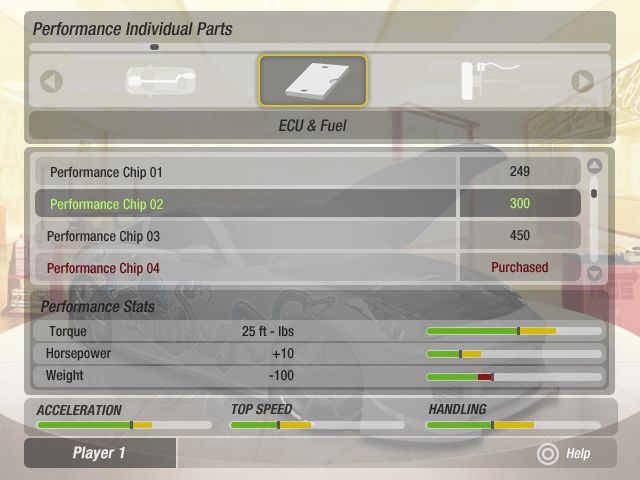 Need for Speed: Underground 2 Screenshot (EA Imagine 2004 EPK): Performance Parts (PS2)