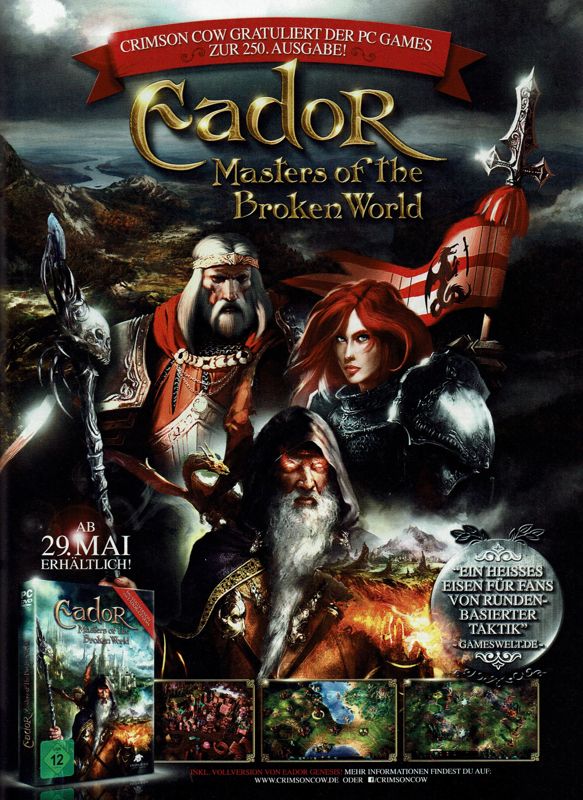 Eador: Masters of the Broken World Magazine Advertisement (Magazine Advertisements): PC Games (Germany), Issue 06/2013