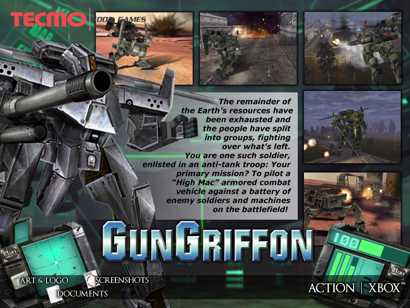 Gungriffon: Allied Strike Other (Tecmo 2004 Product Lineup Electronic Press Kit)