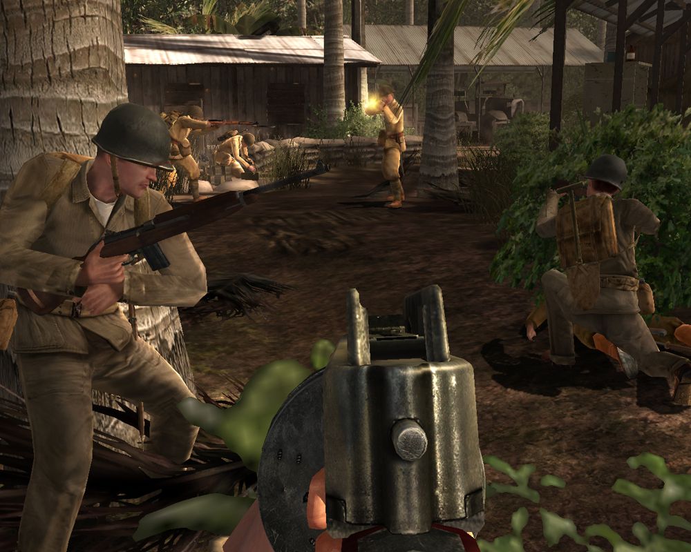 Medal of Honor: Pacific Assault Screenshot (EA Imagine 2004 EPK): Tag team