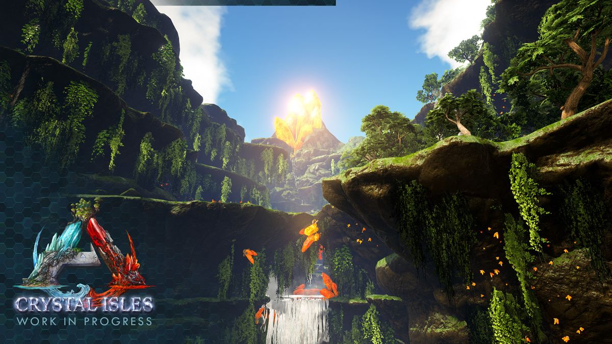 Crystal Isles: ARK Expansion Map Screenshot (Steam)