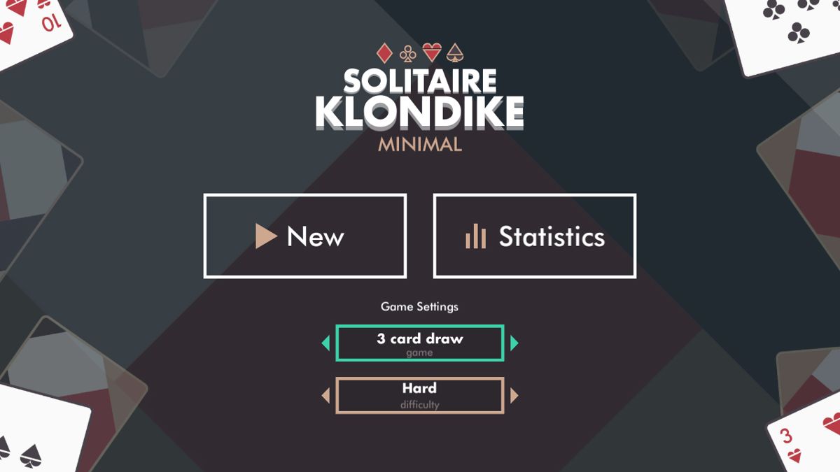 Solitaire Klondike Minimal Screenshot (Nintendo.com.au)