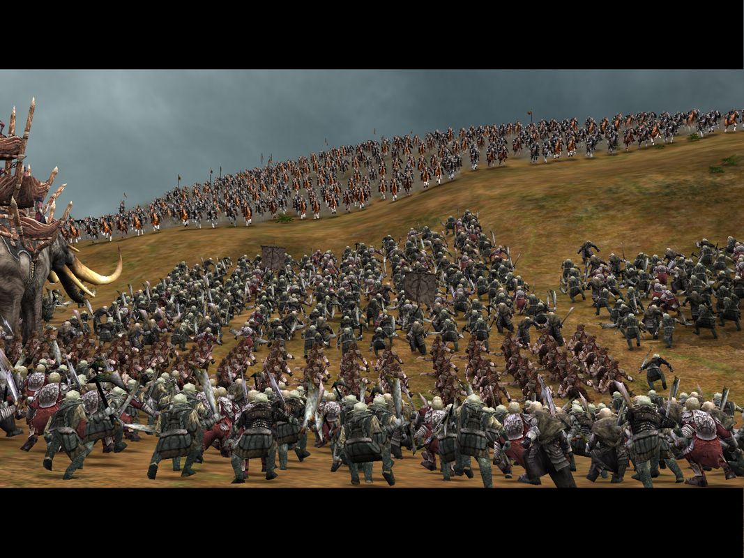 The Lord of the Rings: The Battle for Middle-earth Screenshot (EA Imagine 2004 EPK): Rohirrim save