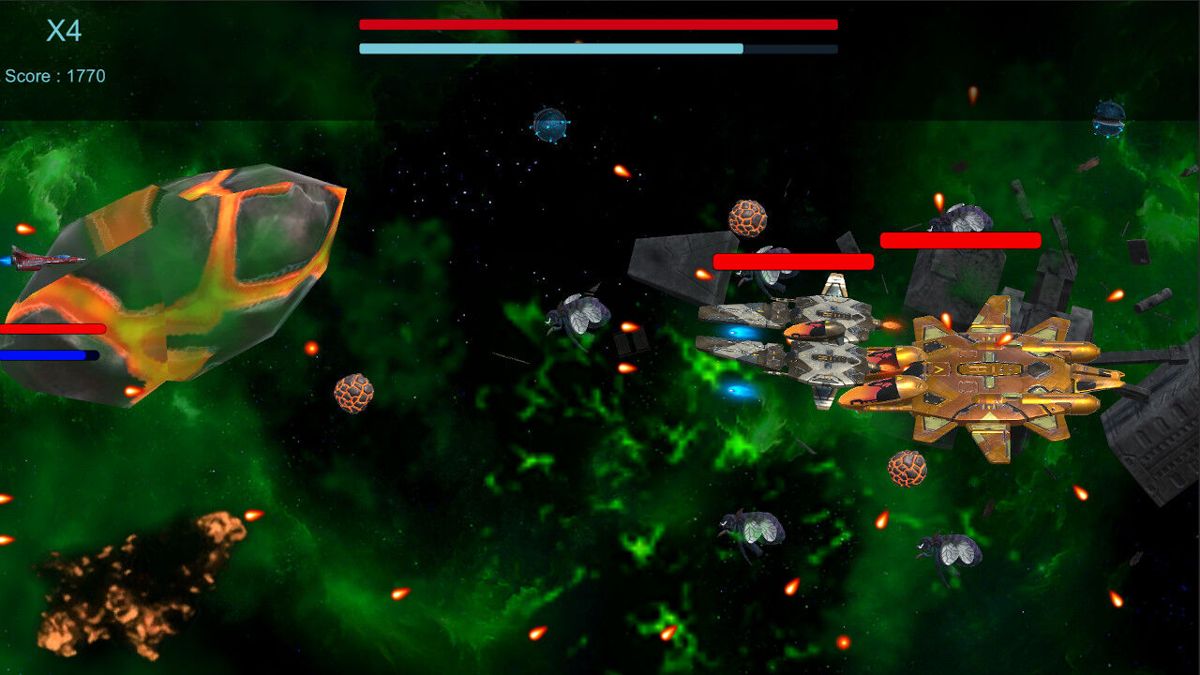 Aliens Strike Screenshot (Nintendo.co.jp)