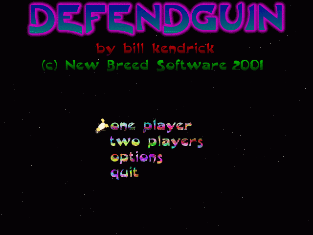 Defendguin Screenshot (Screenshots): Main menu