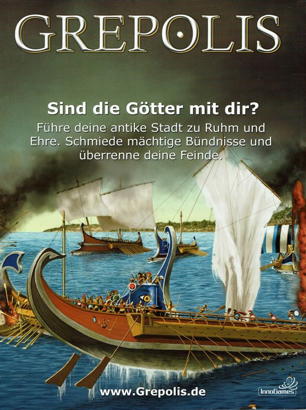 Grepolis Magazine Advertisement (Magazine Advertisements): PC Games (Germany), Special Issue 02/2010