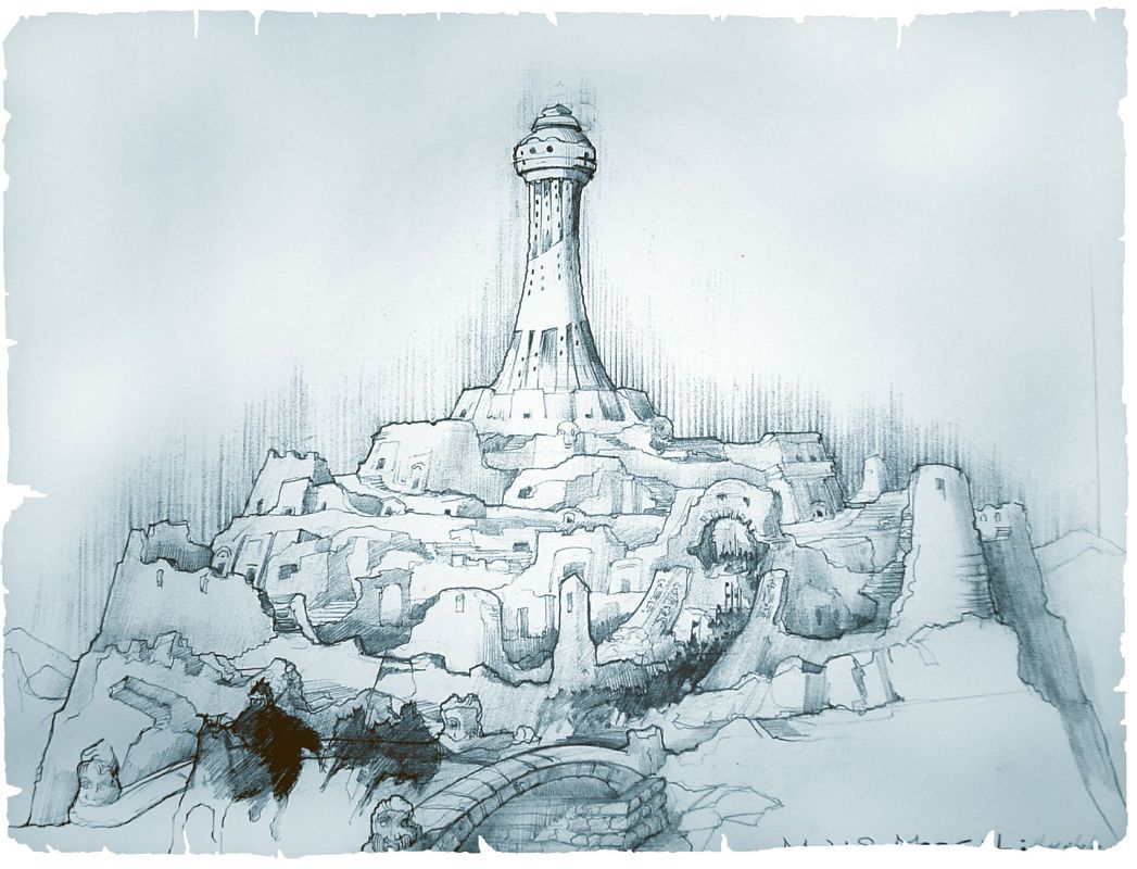 The Lord of the Rings: The Fellowship of the Ring Concept Art (The Lord of the Rings: The Fellowship of the Ring Game Assets disc (November 2002)): Minas Morgul sketch