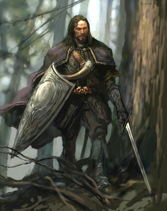 The Lord of the Rings: The Fellowship of the Ring Concept Art (The Lord of the Rings: The Fellowship of the Ring Game Assets disc (November 2002)): Boromir