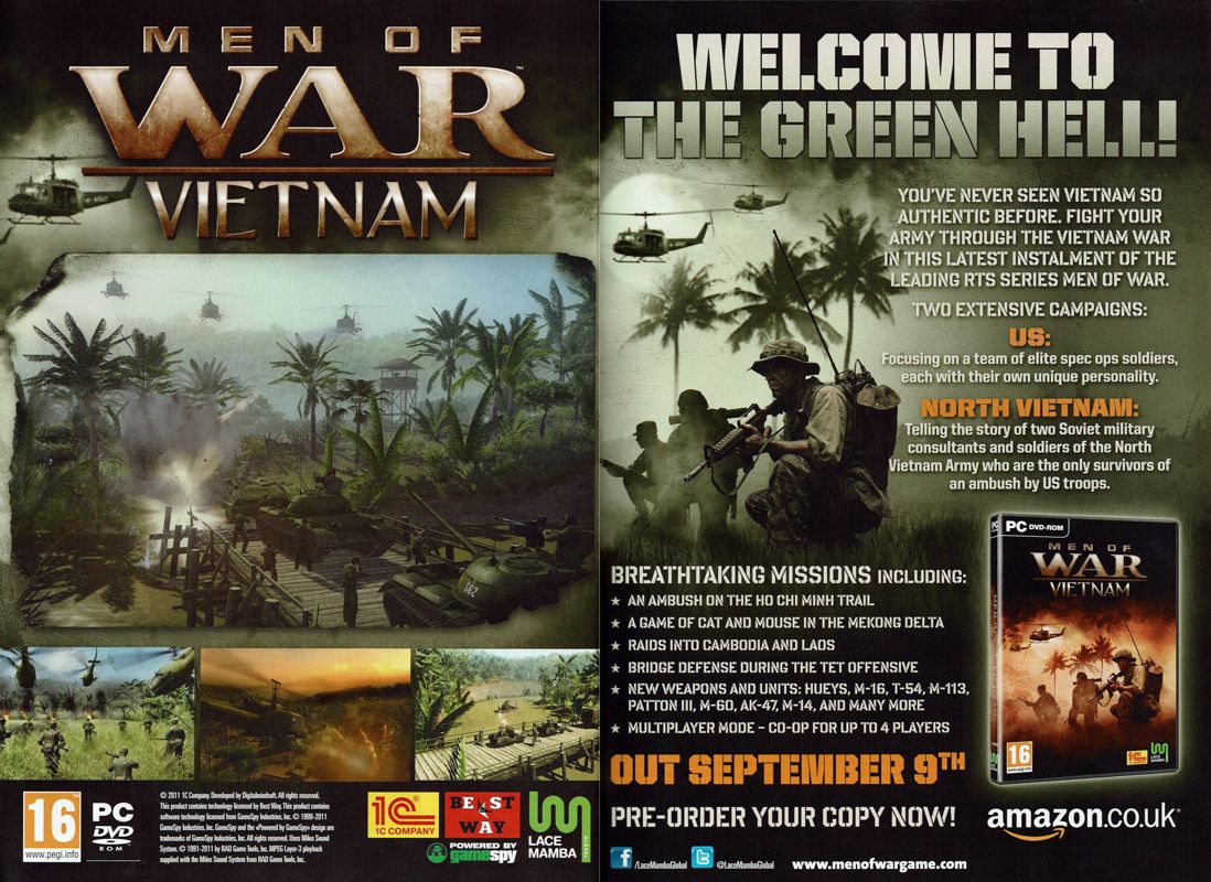 Men of War: Vietnam official promotional image - MobyGames