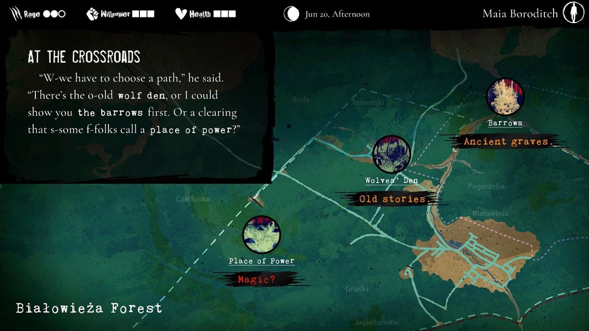 Werewolf: The Apocalypse - Heart of the Forest Screenshot (Nintendo.com.au)