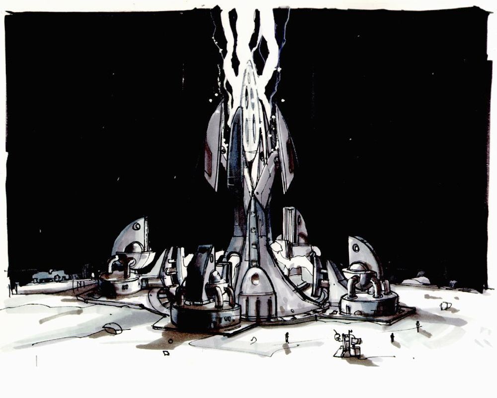Command & Conquer: Red Alert 2 Concept Art (Westwood Studios Digital Press Kit 2000): Weather Control Device