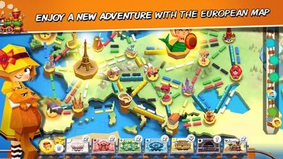 Ticket to Ride: First Journey Screenshot (iTunes Store)
