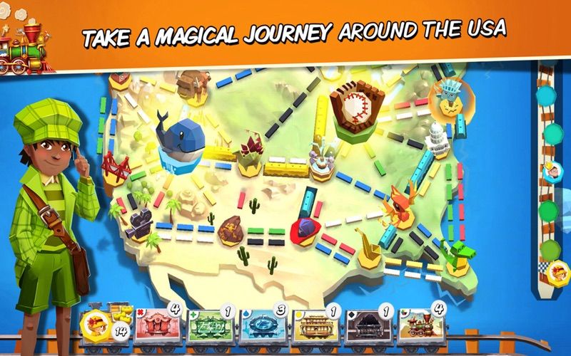Ticket to Ride: First Journey Screenshot (Mac App Store)