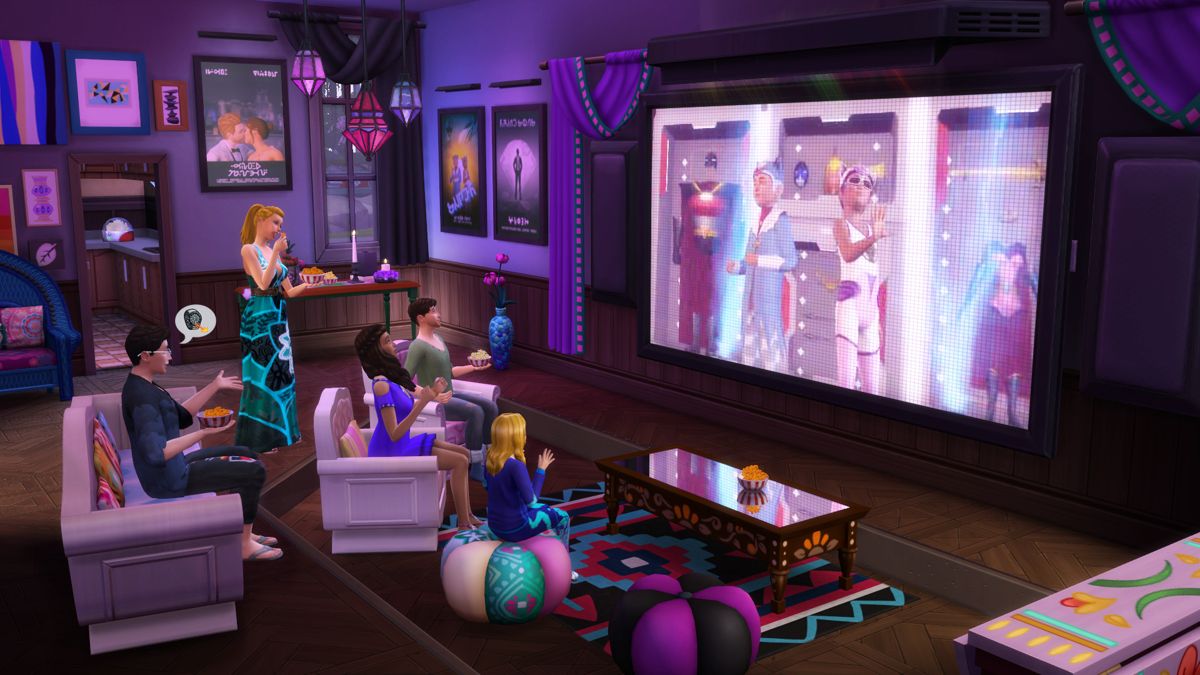 The Sims 4: Movie Hangout Stuff Screenshot (Steam)