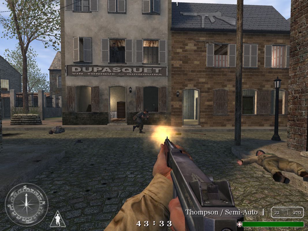 Call of Duty Screenshot (Call of Duty Press Kit): Carentan (Multiplayer)