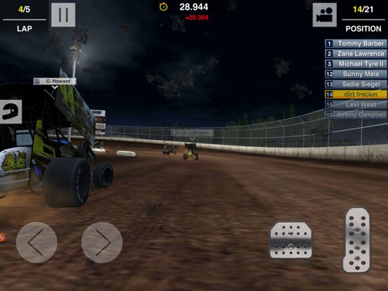 Dirt Trackin': Sprint Cars Screenshot (iTunes Store)
