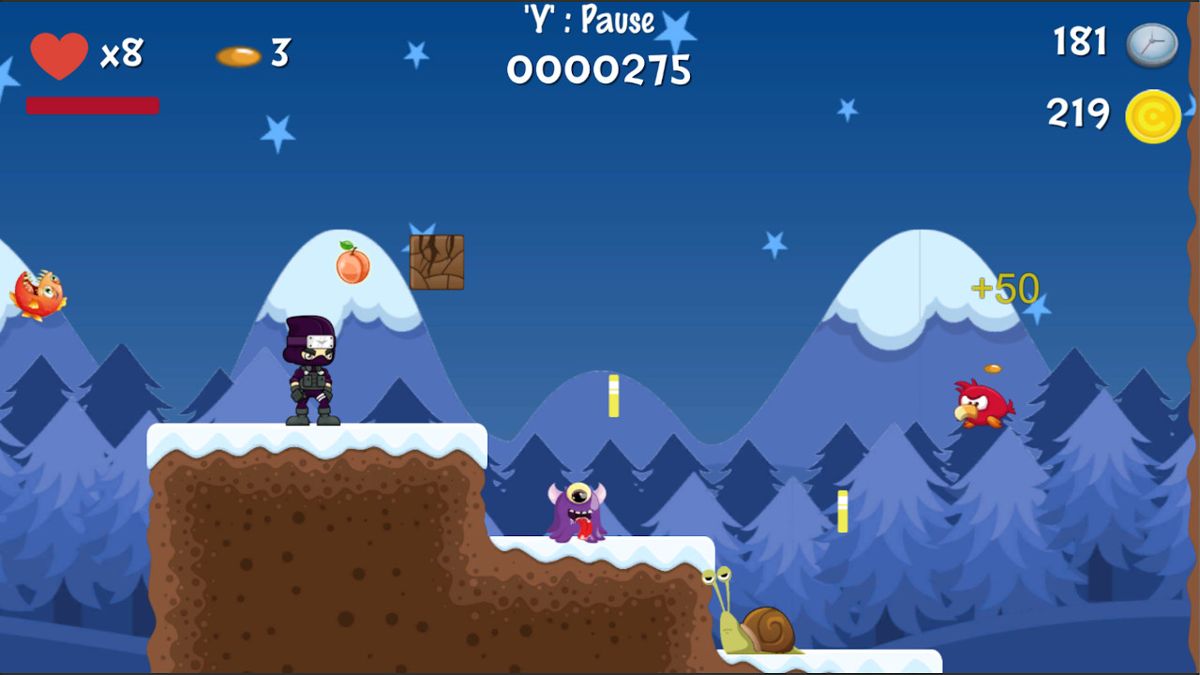 Super Ninja World Run Screenshot (Nintendo.com.au)