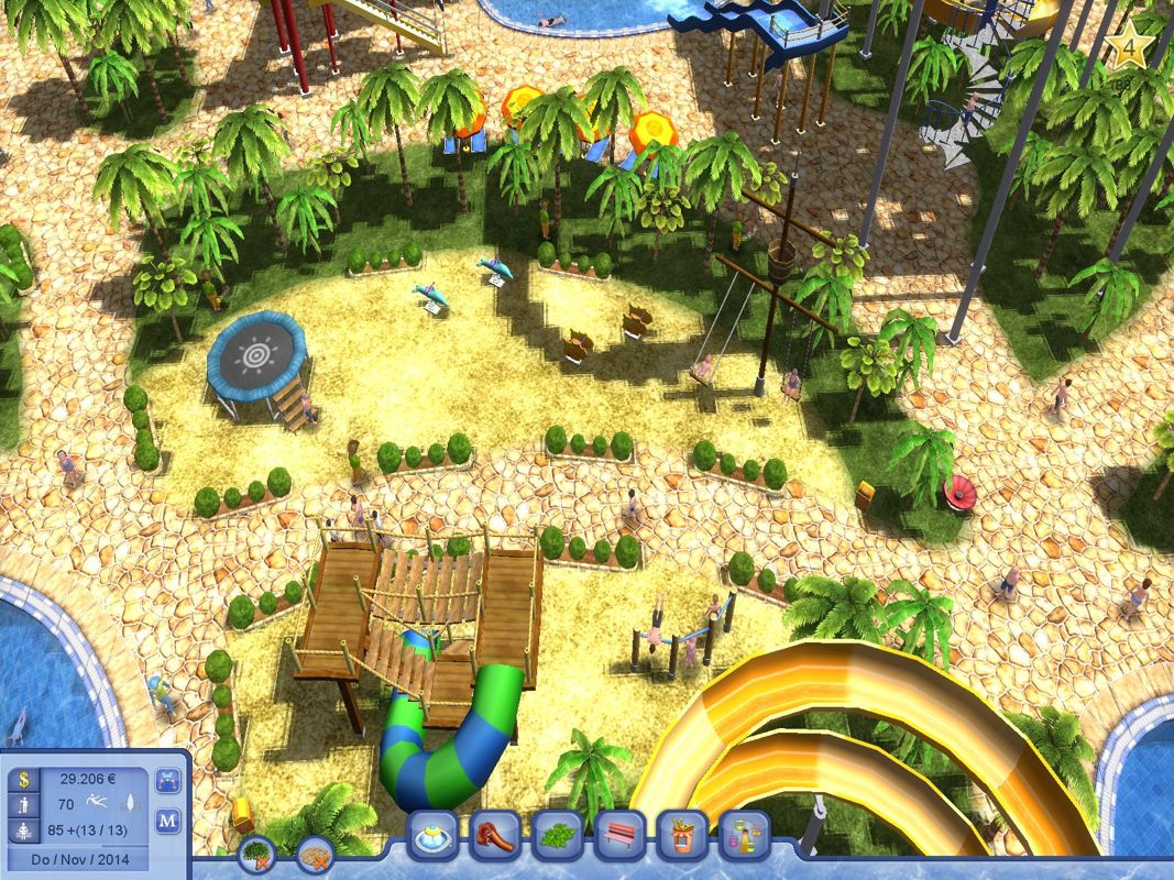 Waterpark Tycoon Screenshot (Excalibur Publishing's product page)