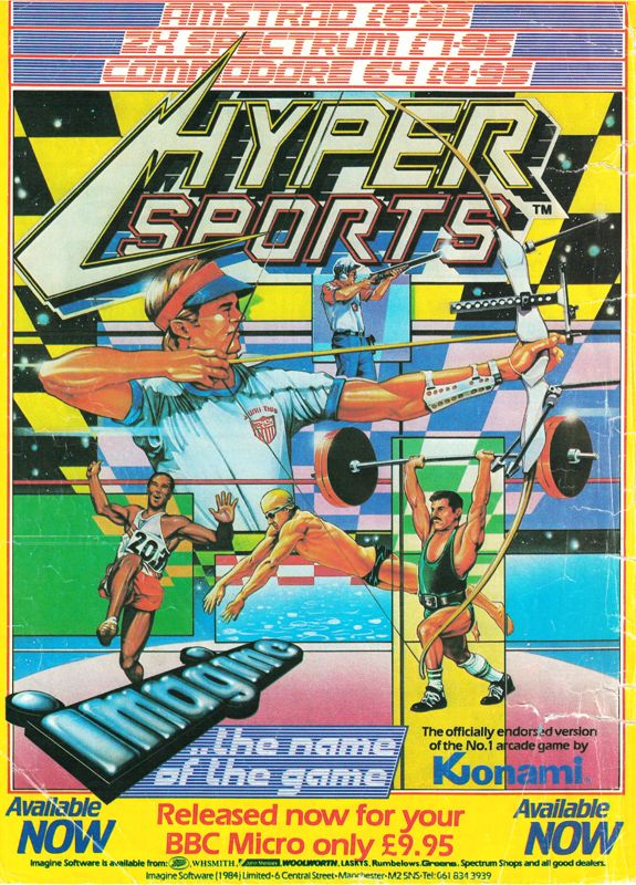 Hyper Sports Magazine Advertisement (Magazine Advertisements): ASM (Germany), Issue 3/1986