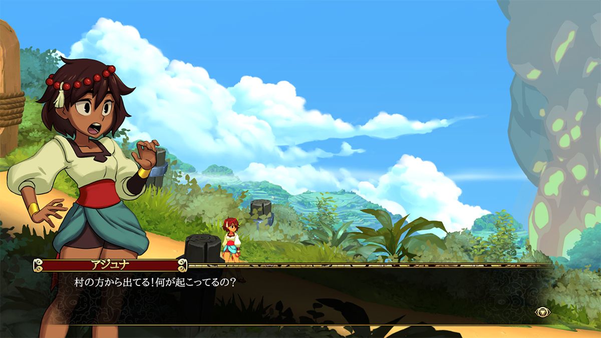 Indivisible Screenshot (Nintendo.co.jp)