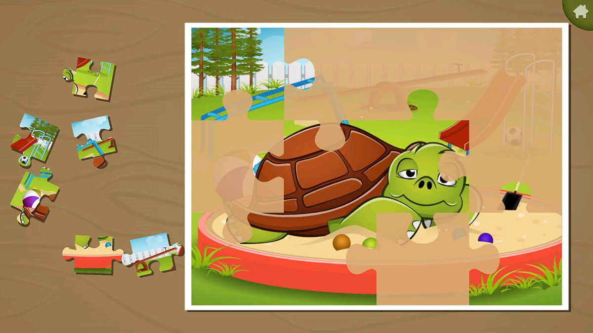 Kids: Zoo Puzzle Screenshot (Blacknut product page)