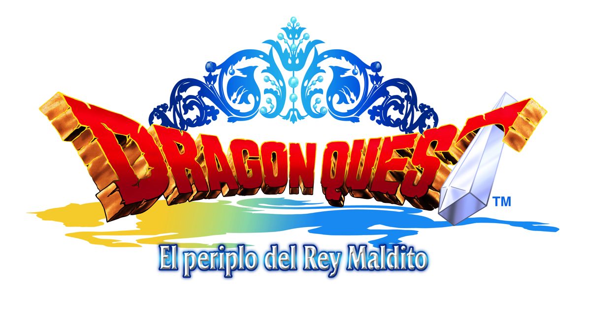 Dragon Quest VIII: Journey of the Cursed King Logo (Dragon Quest Press Kit): Spanish Logo