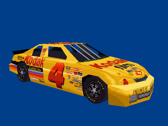 NASCAR Racing 2 Other (Preview screenshots, May-Aug 1996): in-game car model