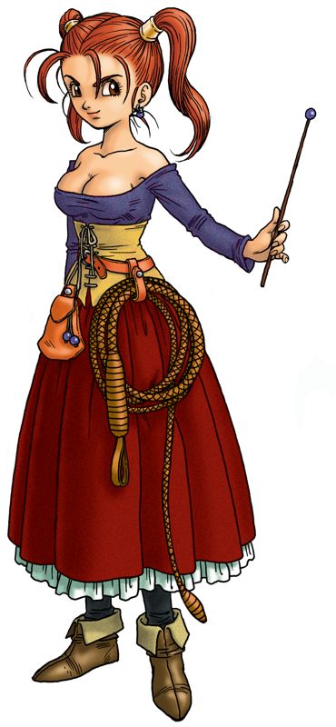 Dragon Quest VIII: Journey of the Cursed King Concept Art (Dragon Quest Press Kit): Jessica