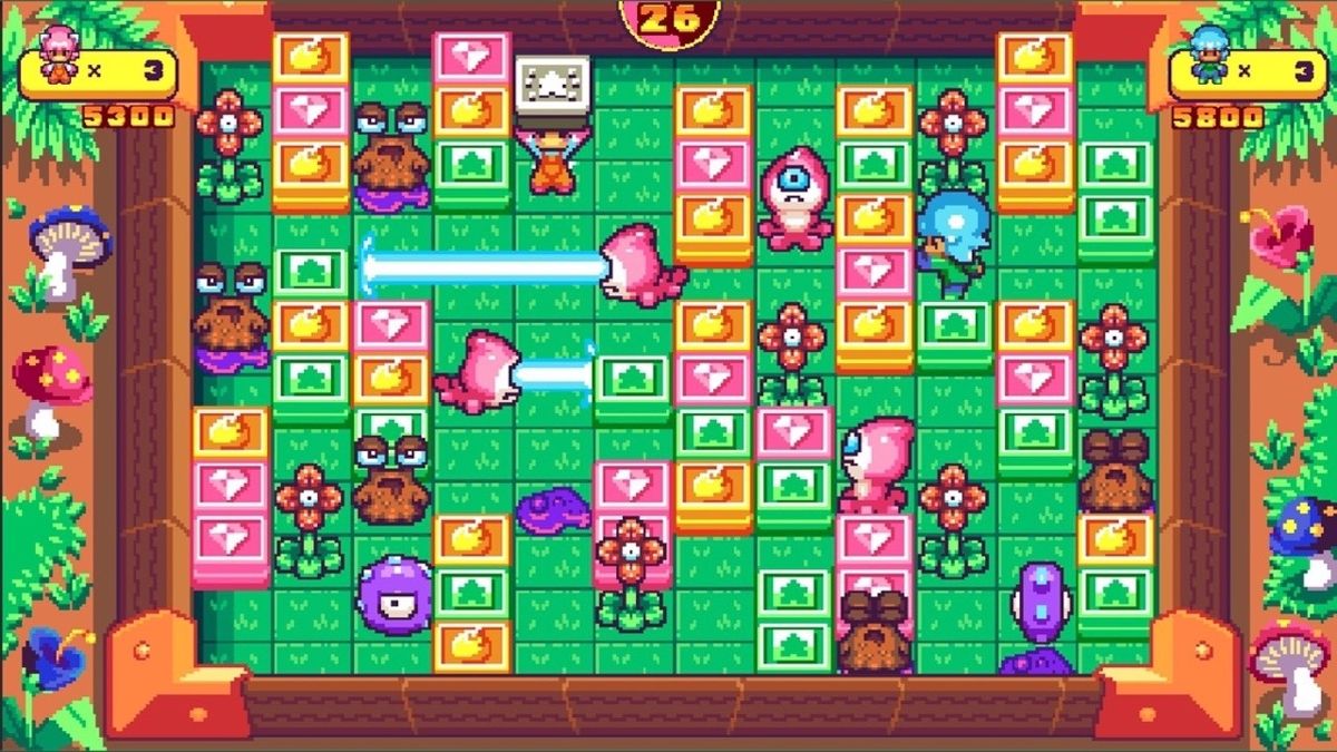 Pushy and Pully in Blockland Screenshot (Nintendo.co.jp)