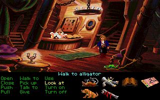 Monkey Island 2: LeChuck's Revenge Screenshot (Amiga Rolling Demo)