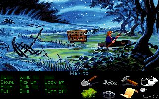 Monkey Island 2: LeChuck's Revenge Screenshot (Amiga Rolling Demo)
