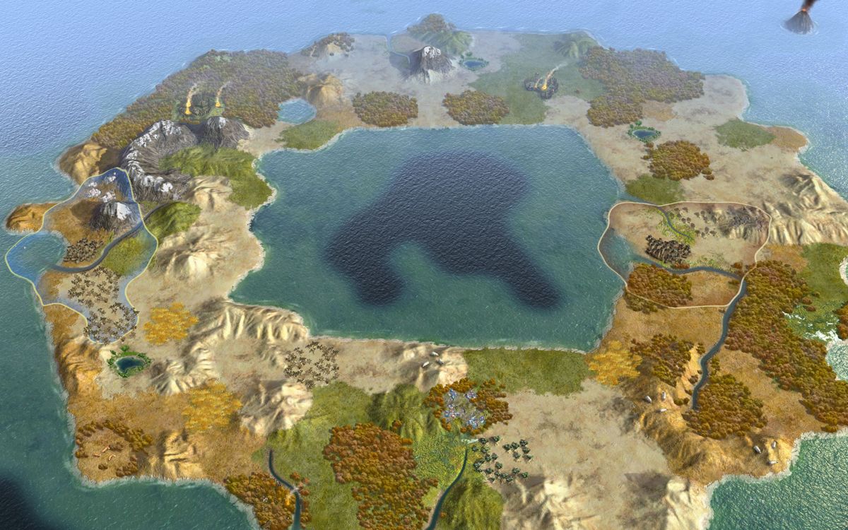 Sid Meier's Civilization V: Explorer's Map Pack Screenshot (Steam)