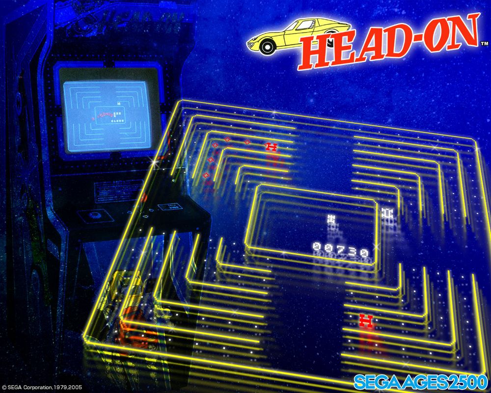 Sega Ages 2500: Vol.23 - Sega Memorial Selection Wallpaper (Official Website): Head-On
