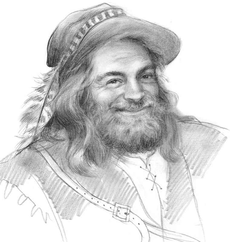 The Lord of the Rings: The Fellowship of the Ring Concept Art (The Lord of the Rings: The Fellowship of the Ring Game Assets disc (November 2002)): Tom Bombadil sketch